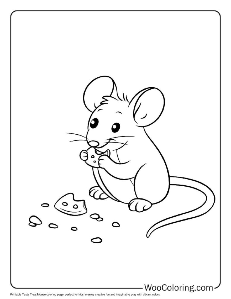 100  Mouse coloring pages  Free PDF To Print  - 24