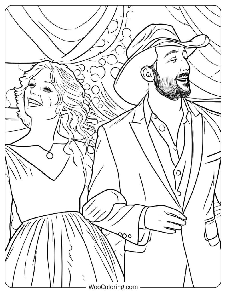 Taylor Swift - Tim McGraw - Coloring Sheet