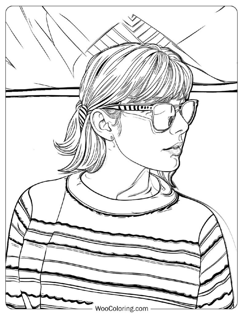 Taylor Swift - Wildest Dreams - Coloring Sheet For Kids