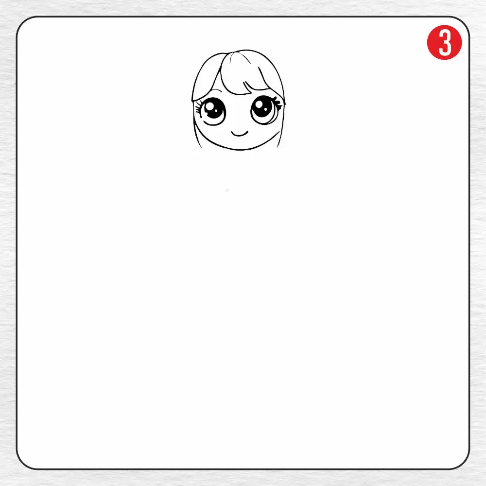 Taylor Swift coloring page drawing step 3