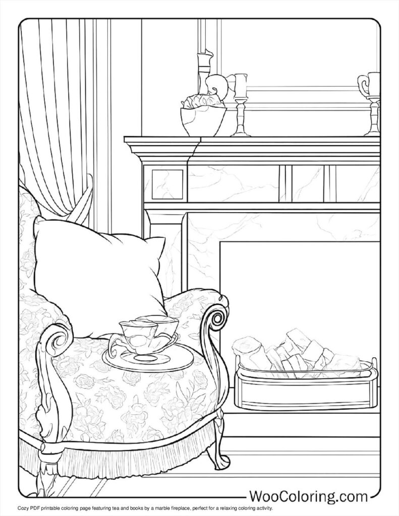 100  Cozy coloring pages  Free PDF To Print  - 24
