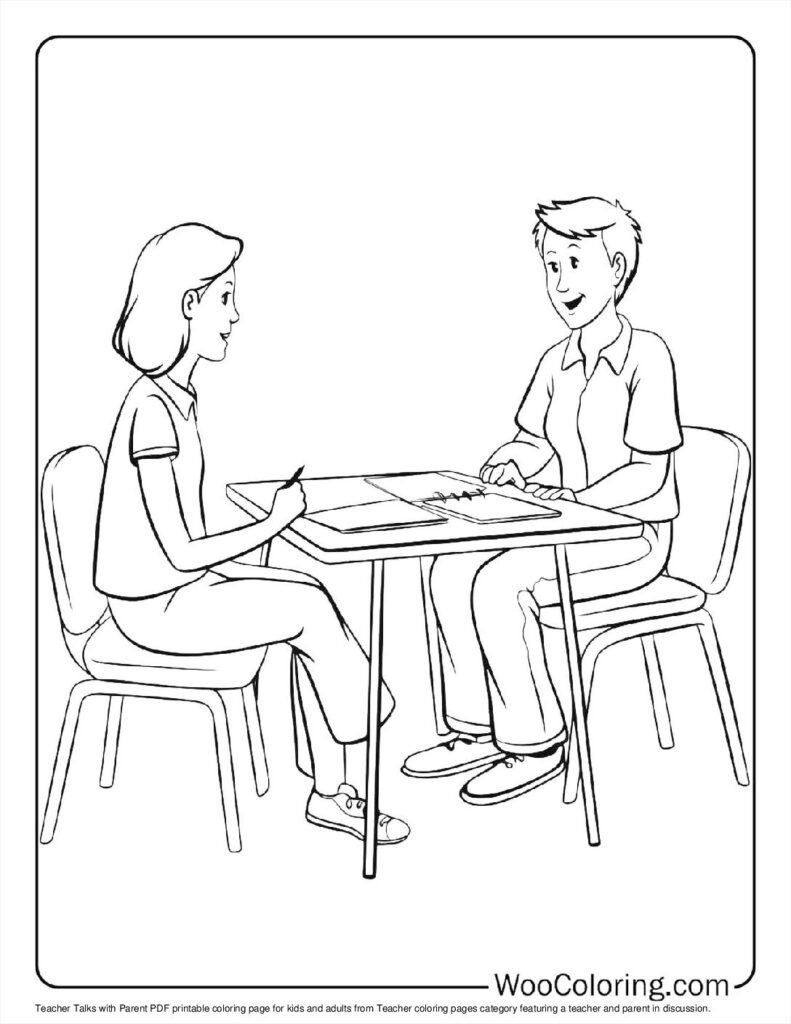 100  Teacher coloring pages  Free PDF To Print  - 51