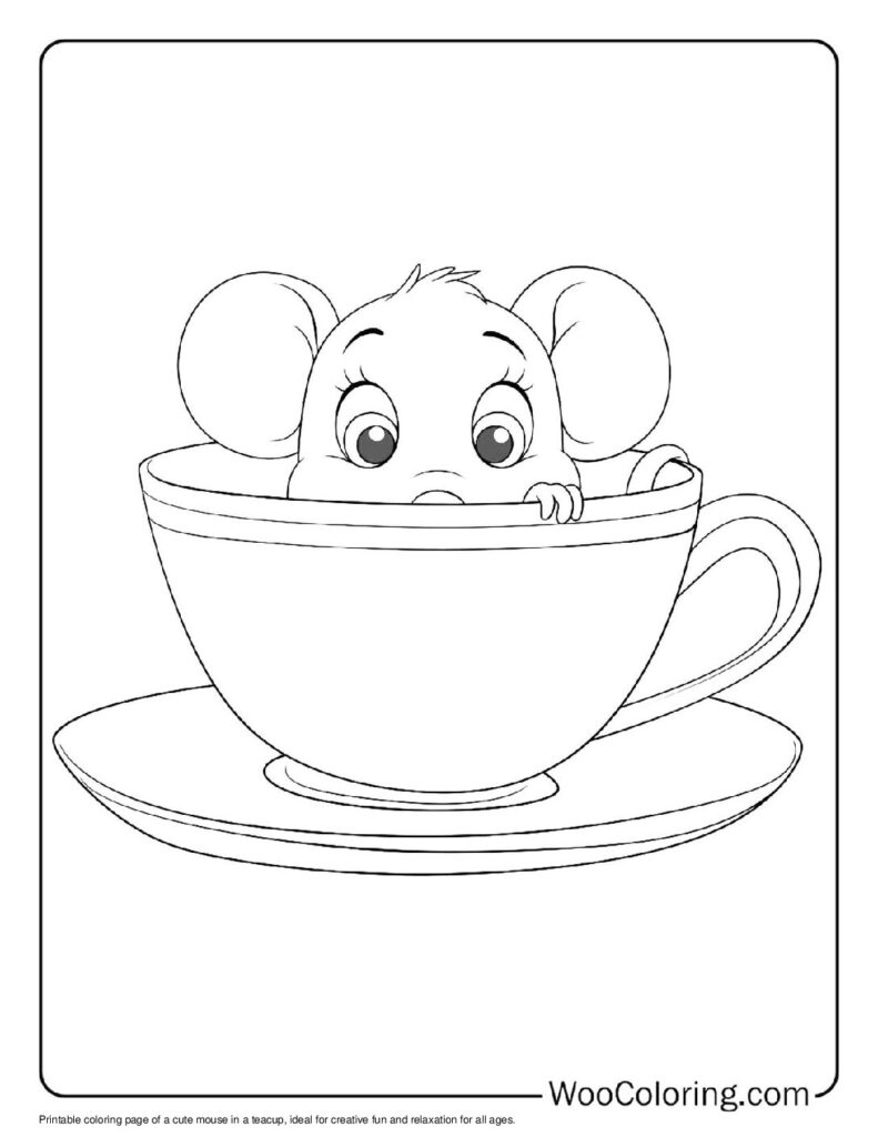 100  Mouse coloring pages  Free PDF To Print  - 33