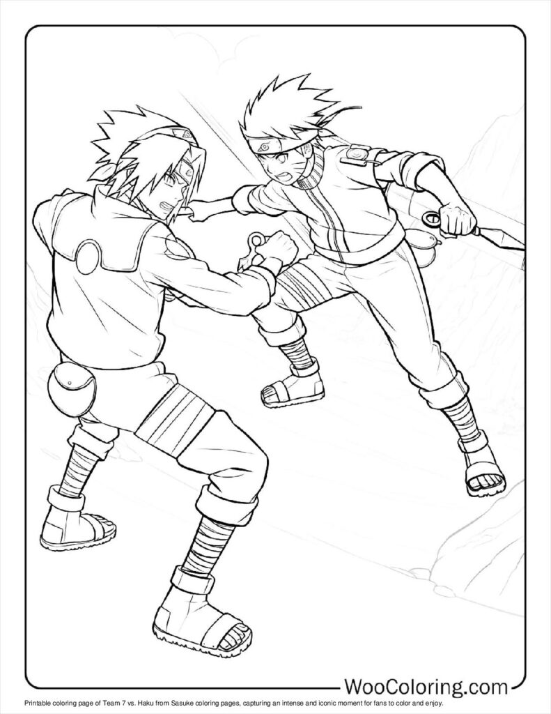 100  Sasuke coloring pages  Free PDF To Print  - 14