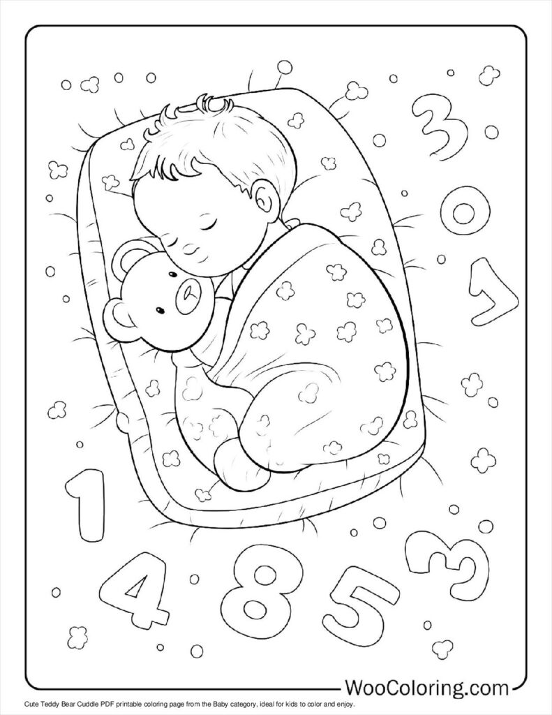 100  Baby coloring pages  Free PDF To Print  - 30