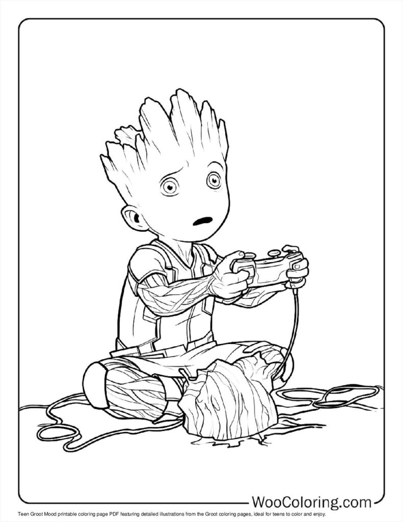 Teen Groot Mood For Kids