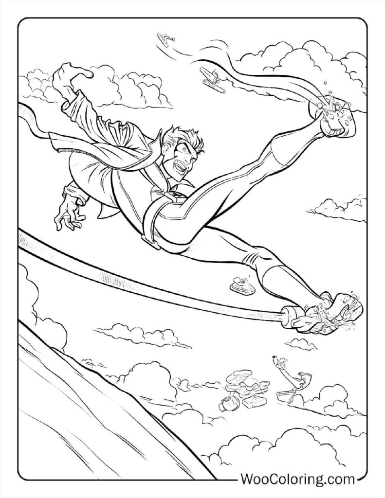 Teleportation by Nightcrawler Coloring Sheet