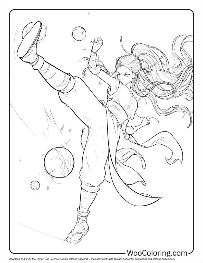 100  Nezuko coloring pages  Free PDF To Print  - 75