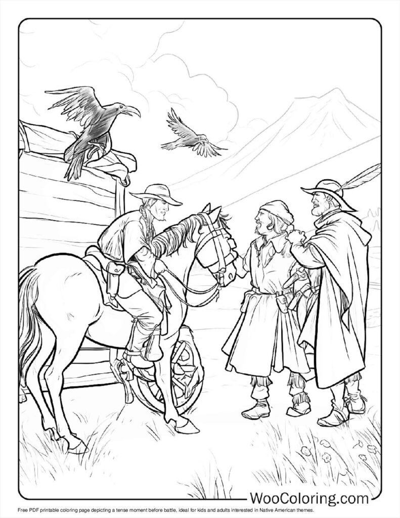 100  Native American coloring pages  Free PDF To Print  - 95
