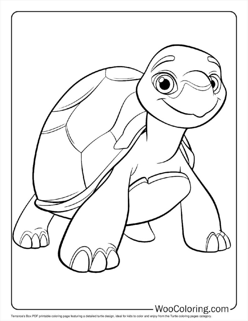 100  Turtle coloring pages  Free PDF To Print  - 48