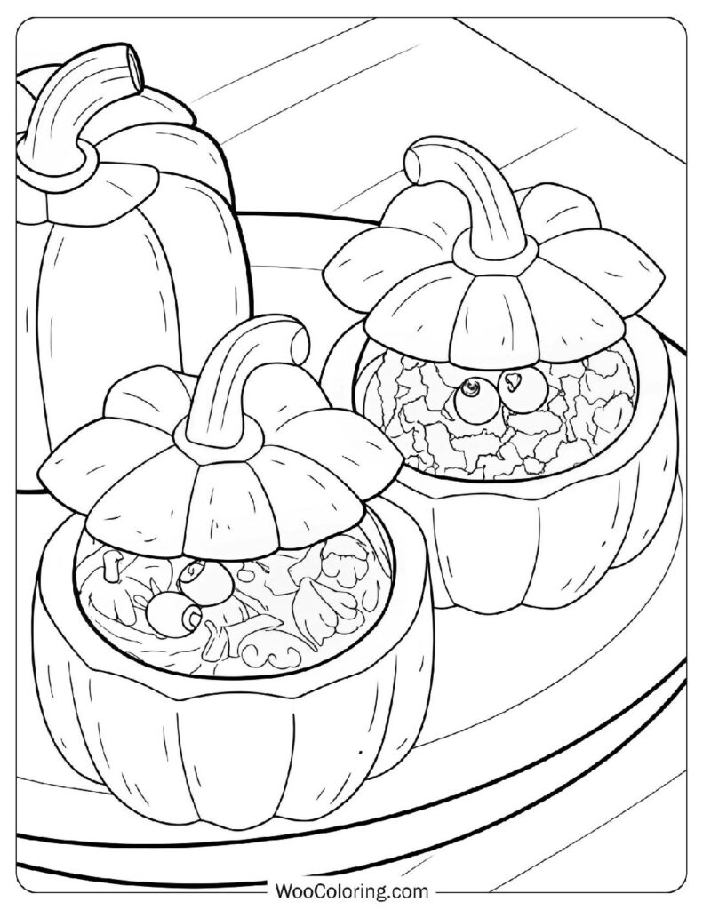 66 Pumpkin Coloring Pages  Free PDF To Print  - 91