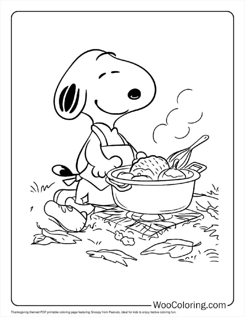 100  Peanuts   Snoopy coloring pages  Free PDF To Print  - 50