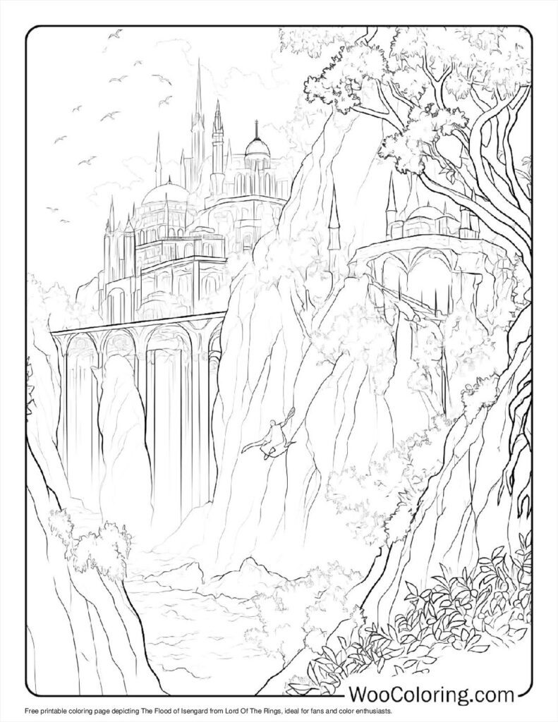 100  Lord Of The Rings coloring pages  Free PDF To Print  - 88
