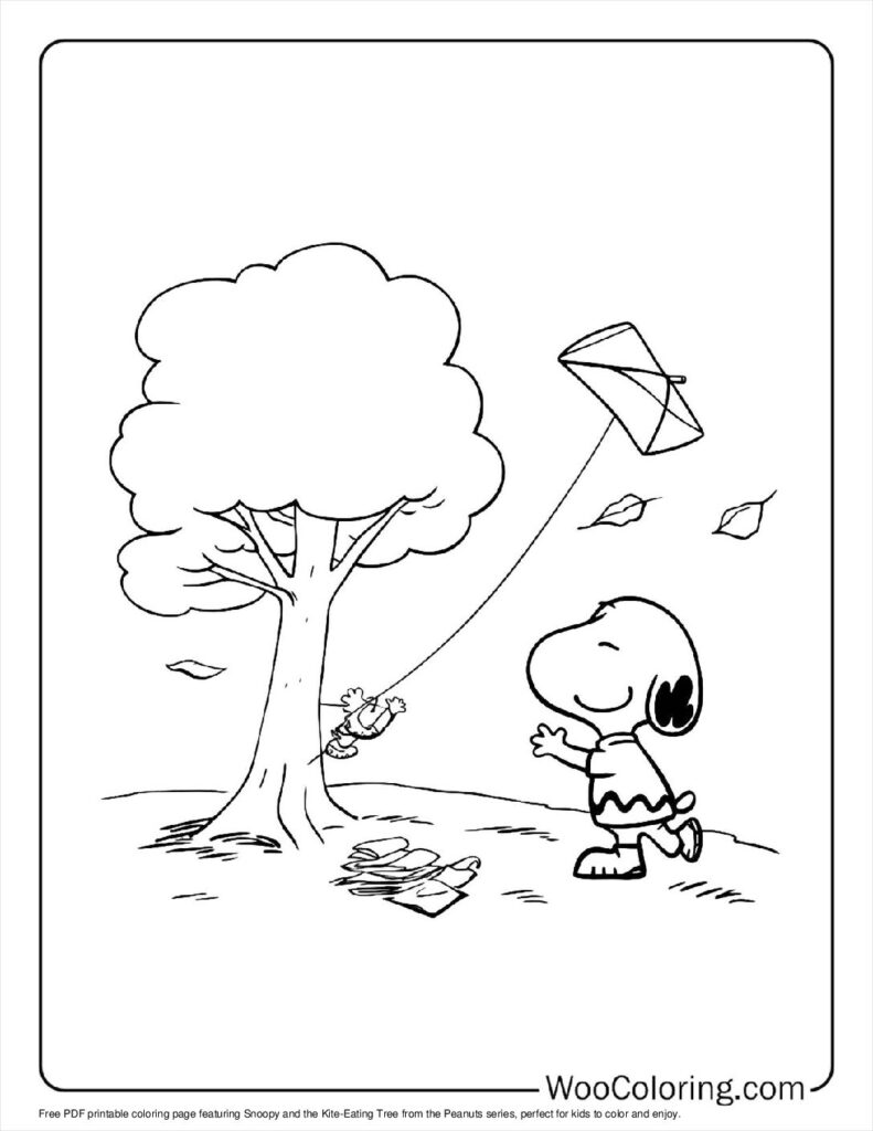 100  Peanuts   Snoopy coloring pages  Free PDF To Print  - 64