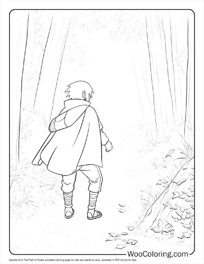 100  Sasuke coloring pages  Free PDF To Print  - 33