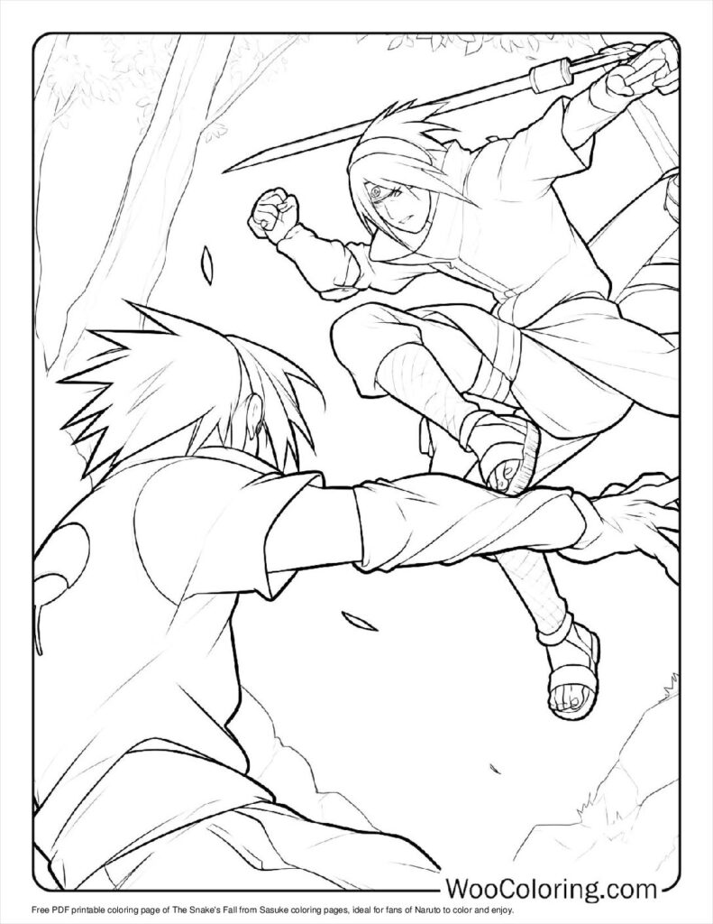 100  Sasuke coloring pages  Free PDF To Print  - 51