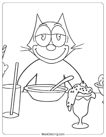 The Twisted Tales of Felix the Cat Coloring Page