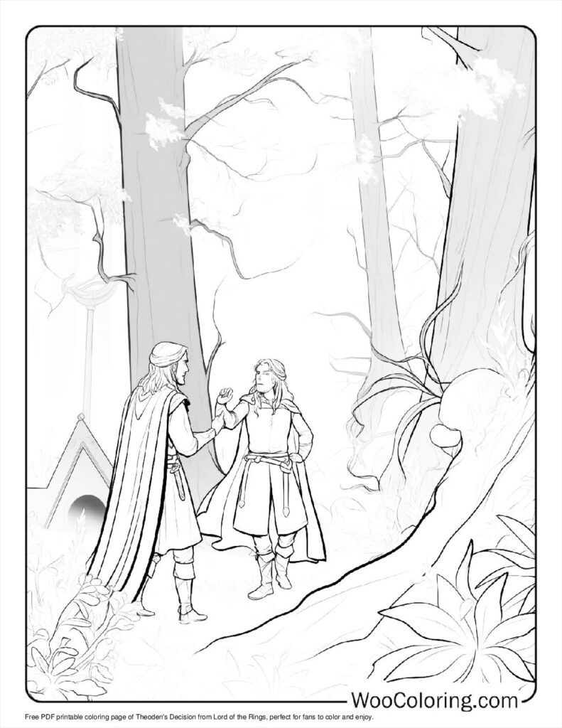 100  Lord Of The Rings coloring pages  Free PDF To Print  - 87