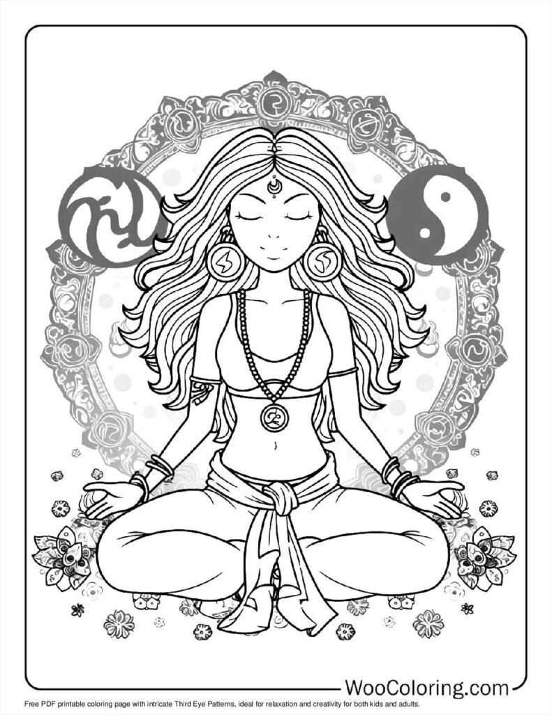 100  Hippie coloring pages  Free PDF To Print  - 48