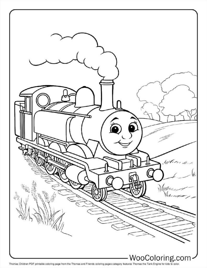 100  Thomas   Friends coloring pages  Free PDF To Print  - 5