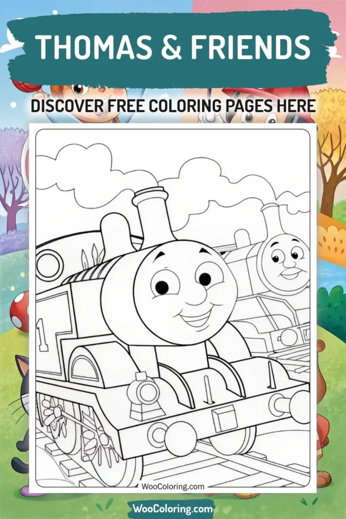 Thomas & Friends coloring pages designs from TV Show