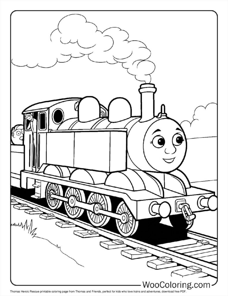 100  Thomas   Friends coloring pages  Free PDF To Print  - 61