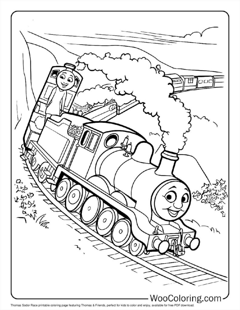 100  Thomas   Friends coloring pages  Free PDF To Print  - 60