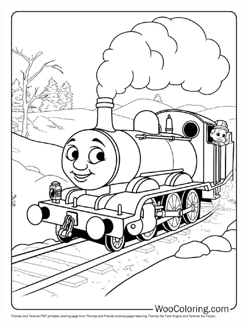 100  Thomas   Friends coloring pages  Free PDF To Print  - 77