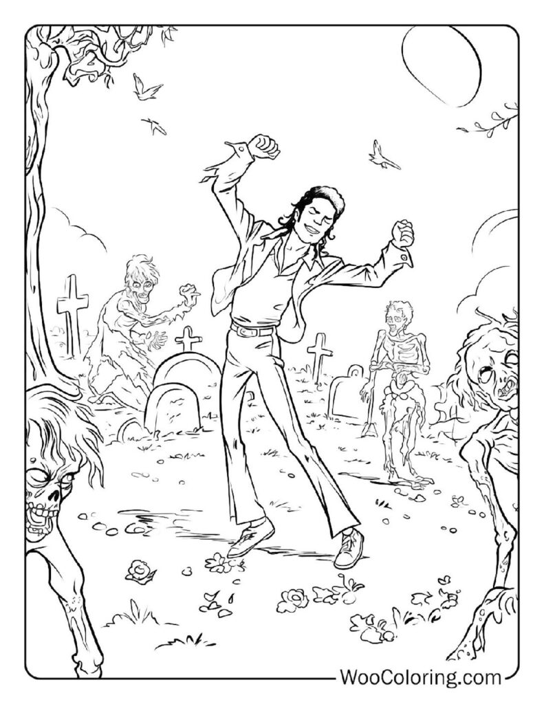 100  Michael Jackson coloring pages  Free PDF To Print  - 99