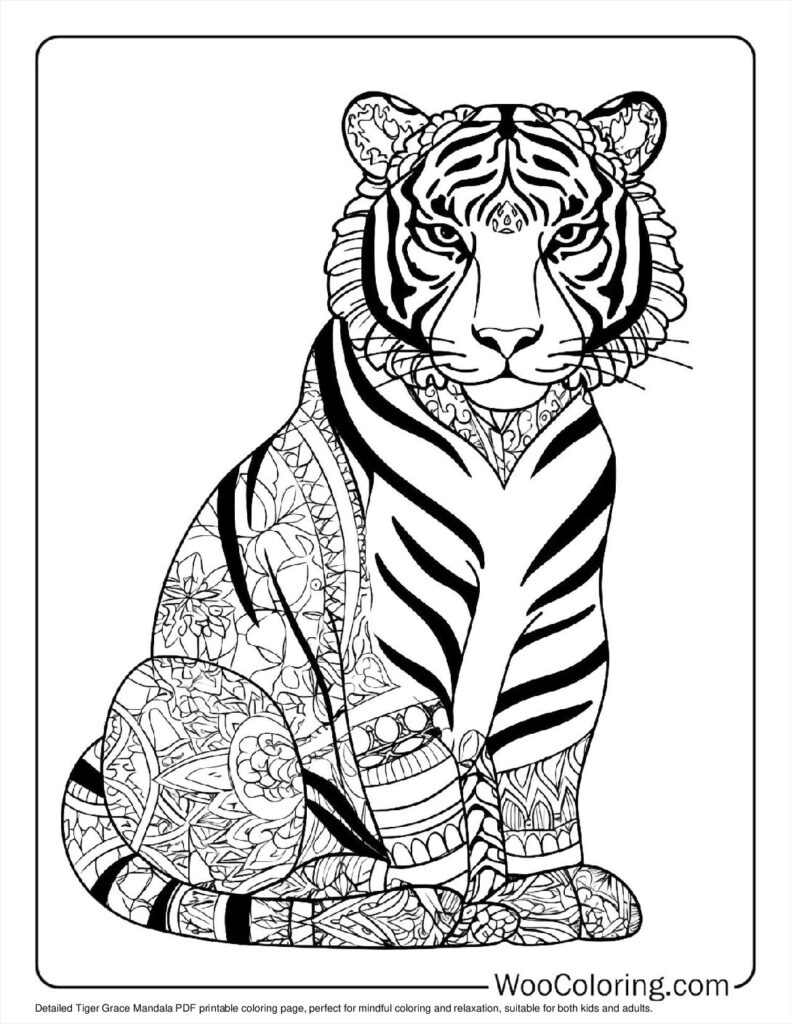 Tiger Grace Mandala