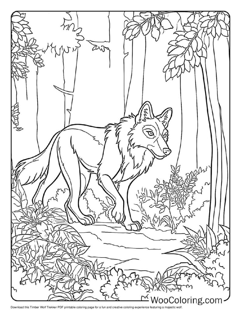 100  Wolf coloring pages  Free PDF To Print  - 97