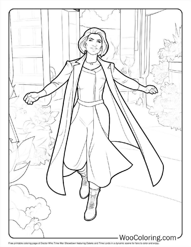 100  Doctor Who coloring pages  Free PDF To Print  - 2