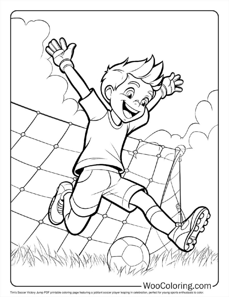 100  Soccer coloring pages  Free PDF To Print  - 69