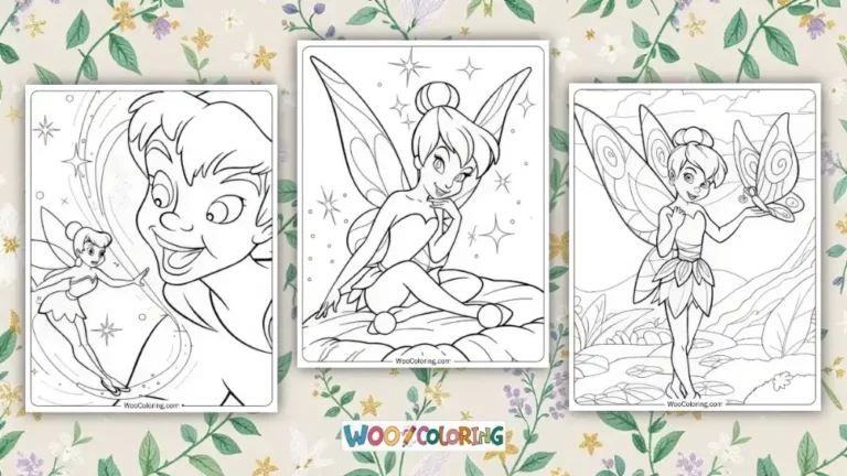 Tinker Bell Coloring Pages Design Image