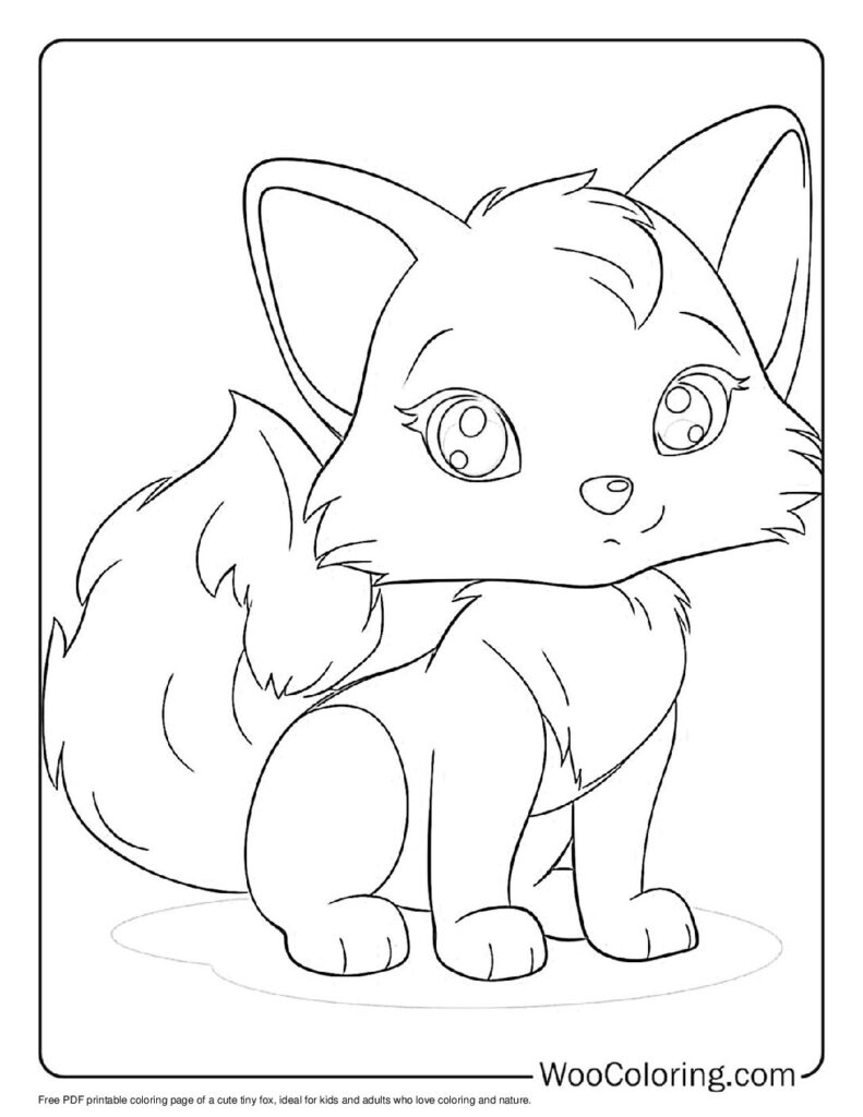 100  Fox coloring pages  Free PDF To Print  - 76