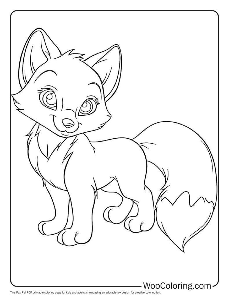 100  Fox coloring pages  Free PDF To Print  - 90