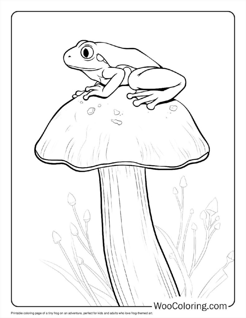 100  Frog coloring pages  Free PDF To Print  - 12