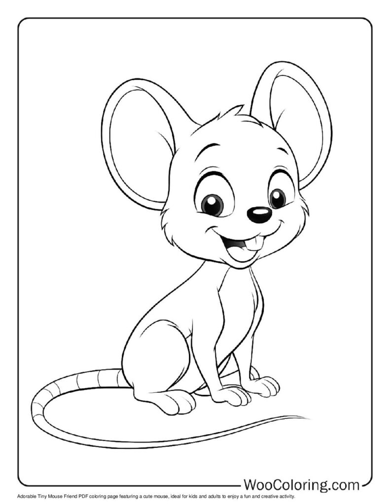 100  Mouse coloring pages  Free PDF To Print  - 79