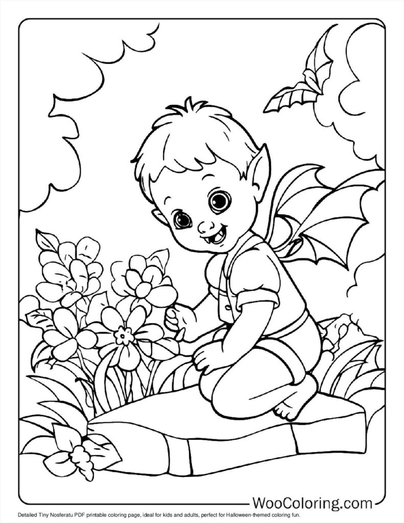 100 Vampire coloring pages Free PDF To Print - 16