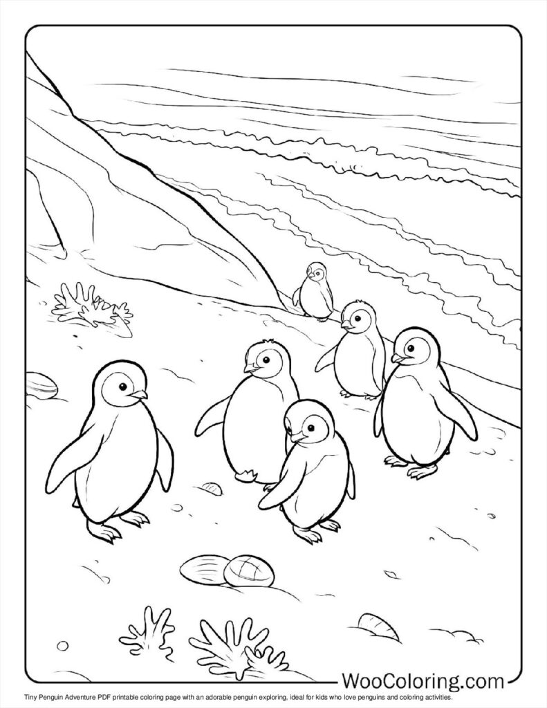 100  Penguin coloring pages  Free PDF To Print  - 45
