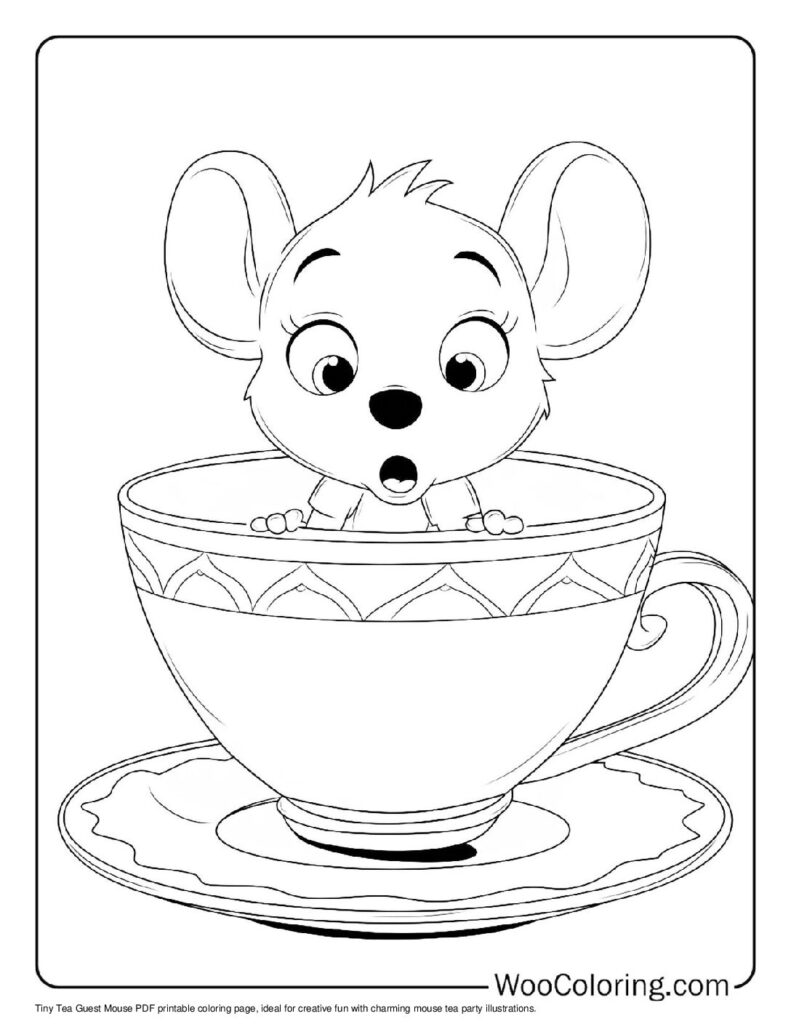 100  Mouse coloring pages  Free PDF To Print  - 60