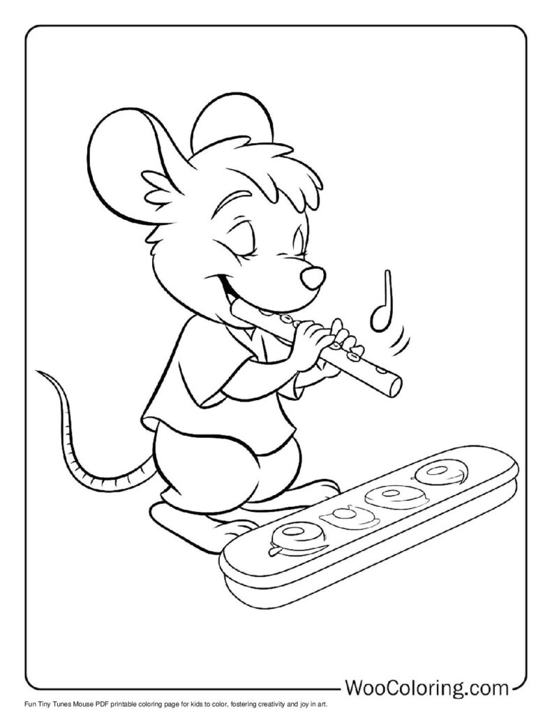 100  Mouse coloring pages  Free PDF To Print  - 10