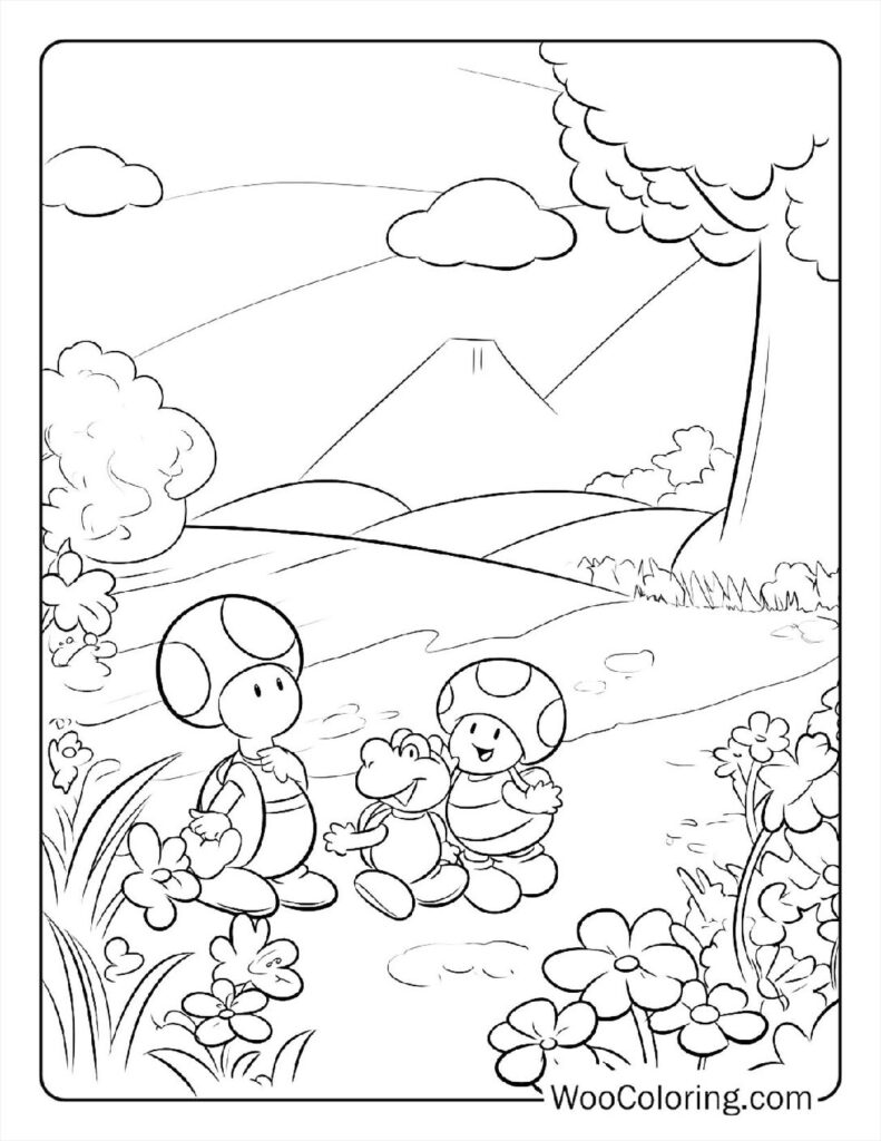 100  Toad coloring pages  Free PDF To Print  - 90
