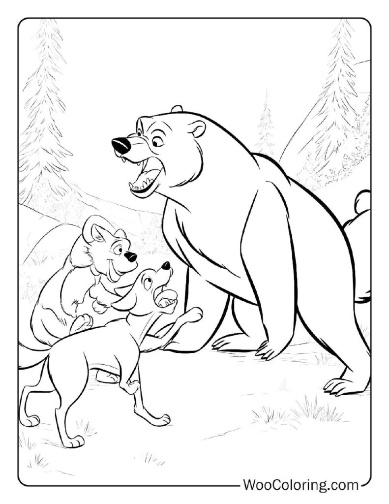 Tod and Copper Bear Battle For Kids