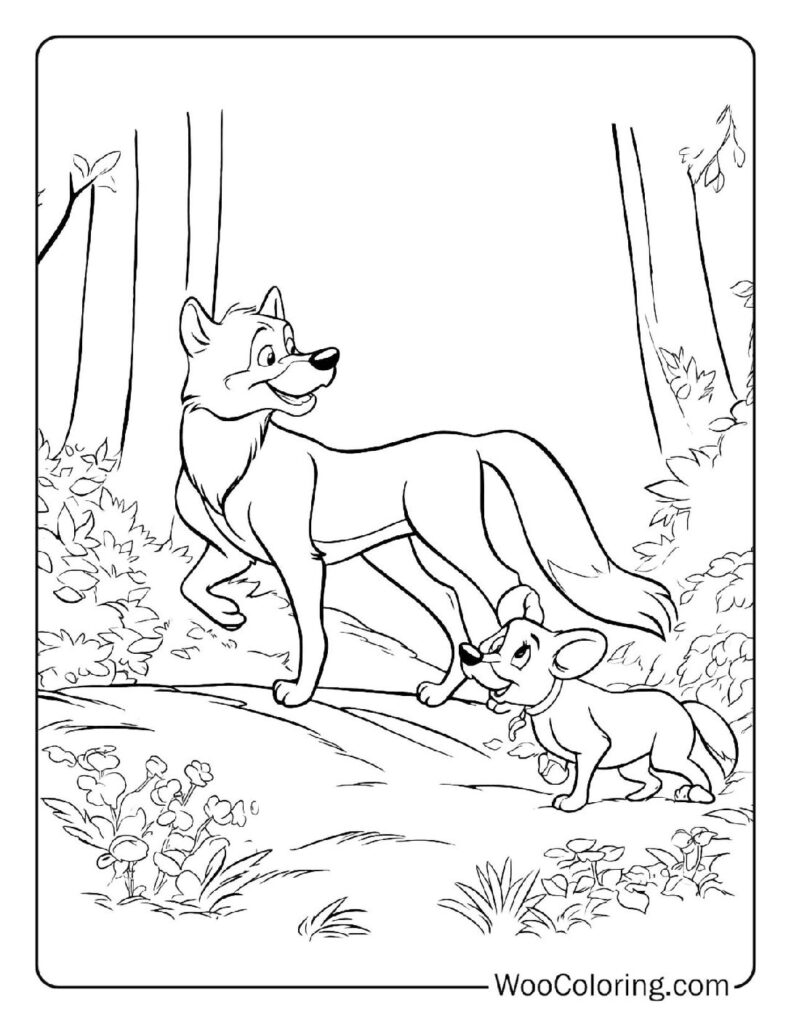 Tod and Copper's Daytime Battle