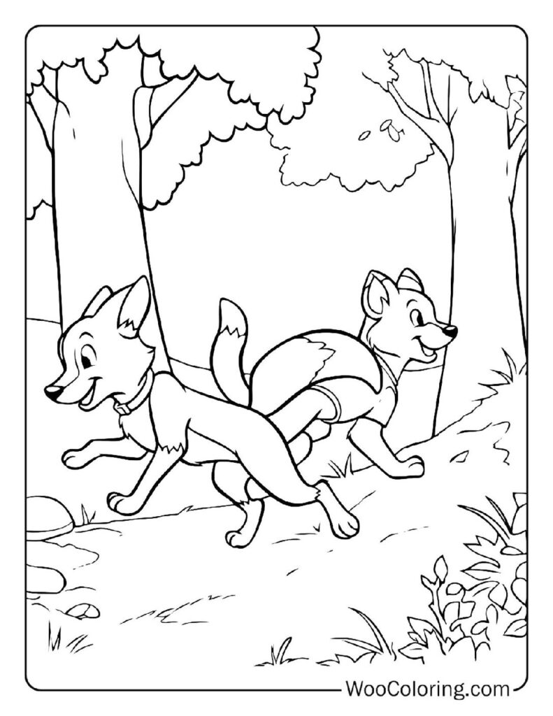 Tod and Copper's Daytime Farewell
