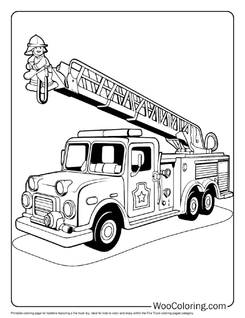 100  Fire Truck coloring pages  Free PDF To Print  - 75