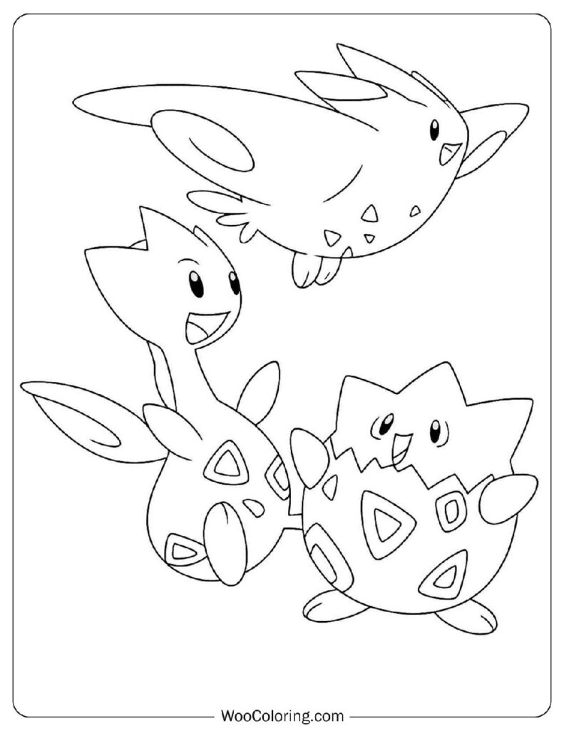 Togepi Evolution with Togetic and Togekiss