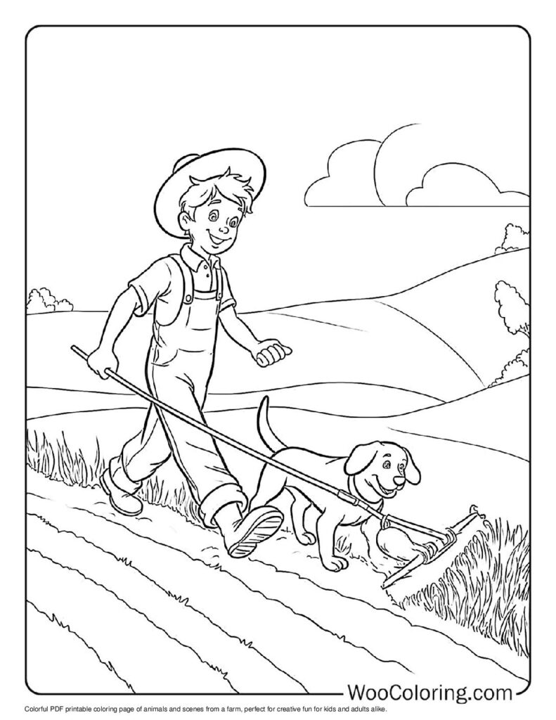 100  Farm coloring pages  Free PDF To Print  - 23