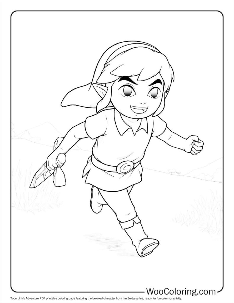 100  Zelda coloring pages  Free PDF To Print  - 6